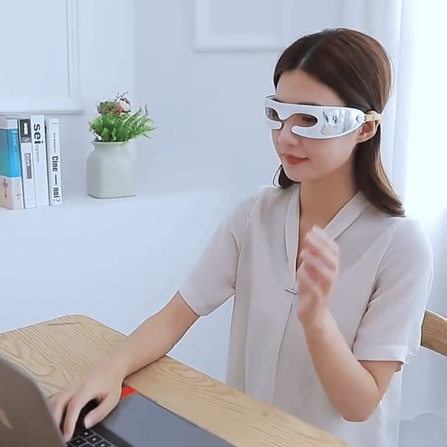 Eye Care - Rejuvenating Eye Massager with LED & Heat Therapy