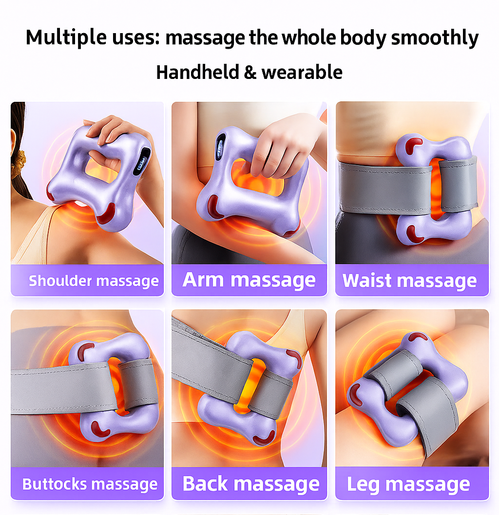 New Electric Fascia Ring Massager with Heat and Fat Reduction