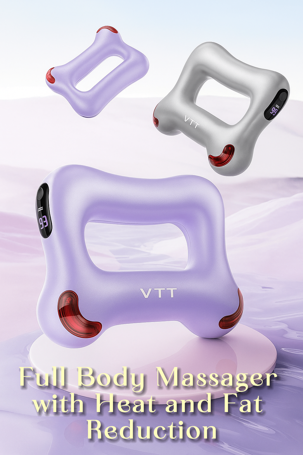 New Electric Fascia Ring Massager with Heat and Fat Reduction