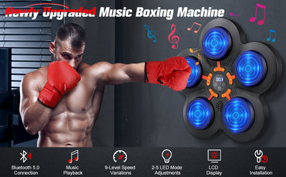 Level Up Your Workout! Smart Music Boxing Machine: Punch to the Beat.