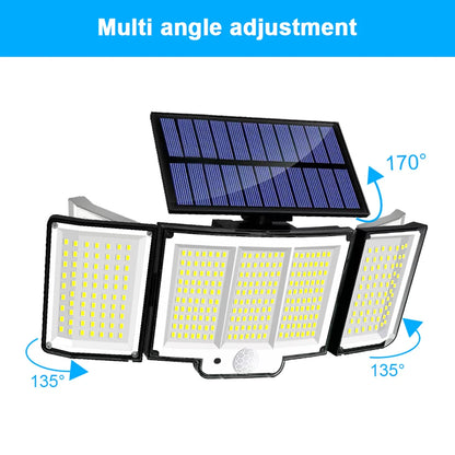 234/348 LED Solar Lights 3 Working Modes Super Bright Motion Sensor Outdoor IP65 Waterproof