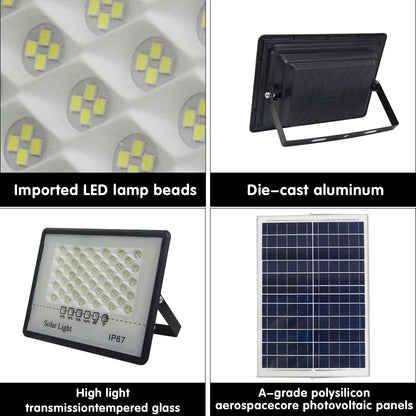 500W Solar Lights Indoor/Outdoor  IP67 Waterproof