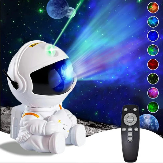 Star Projector Galaxy Night Light Astronaut Space Projector  for Bedroom Home Decorative kids gift