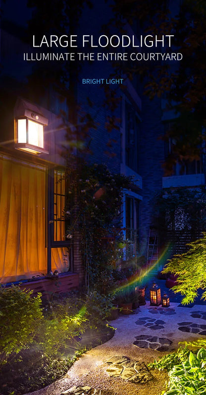 Led Powerful Solar Wall Light Outdoor Waterproof motion Sensor