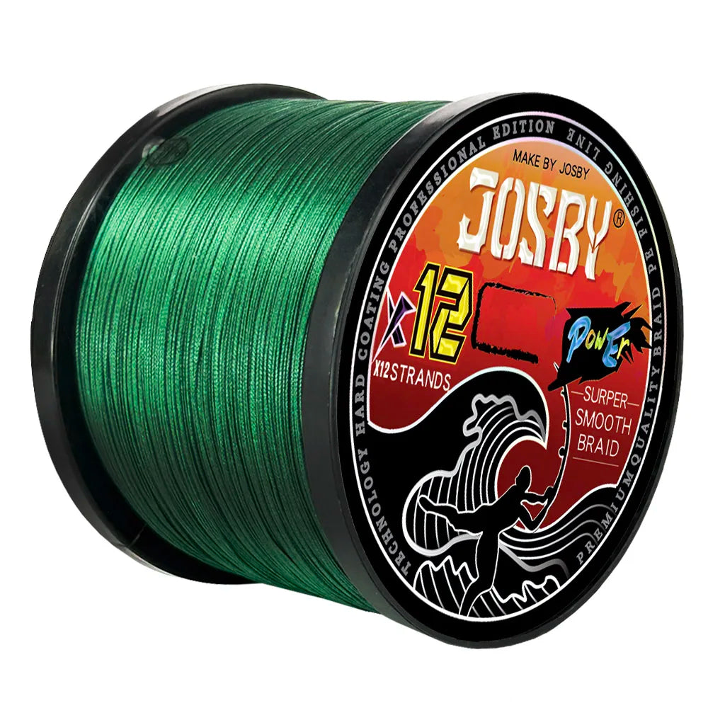 Fishing Lines 12 Strands Braided PE 300m - 1000m Japan Multifilament  Carp Fly Fishing Wire Strong 12X Weave Pesca