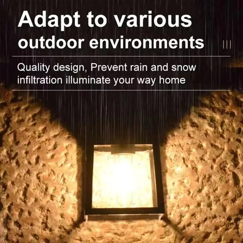 Led Powerful Solar Wall Light Outdoor Waterproof motion Sensor