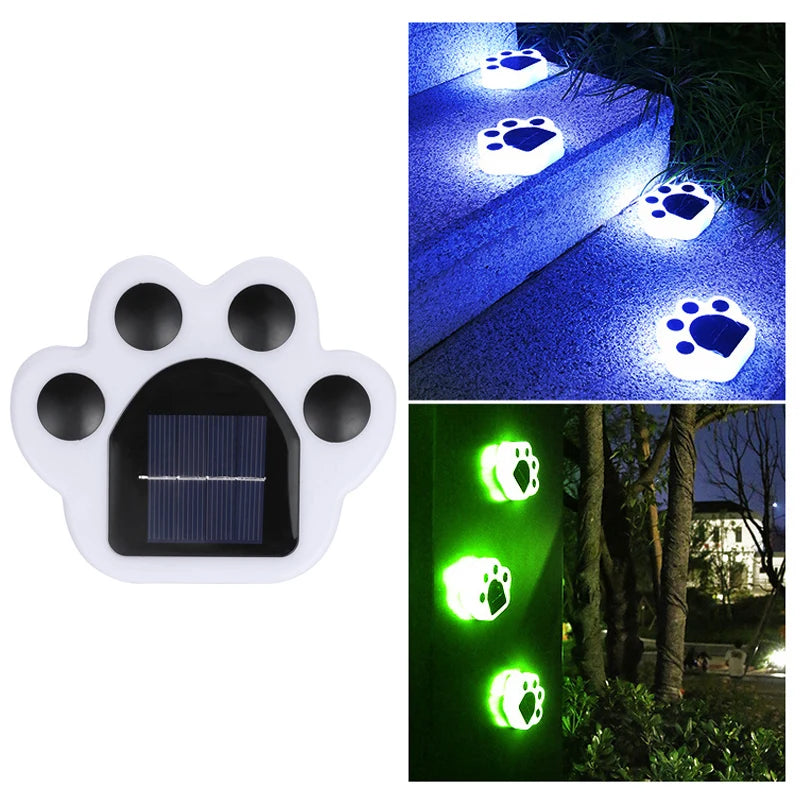Solar Ground Lights Waterproof for Garden Pathway Yard Deck Camping Decor