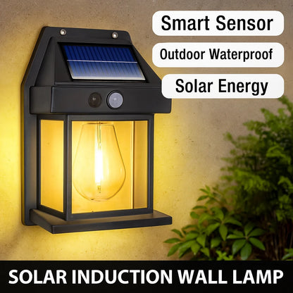 Led Powerful Solar Wall Light Outdoor Waterproof motion Sensor