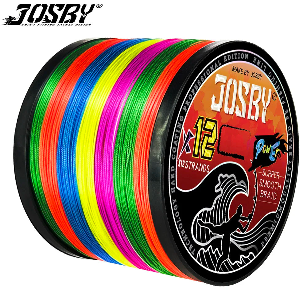 Fishing Lines 12 Strands Braided PE 300m - 1000m Japan Multifilament  Carp Fly Fishing Wire Strong 12X Weave Pesca