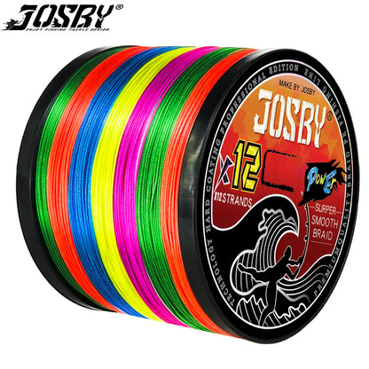 Fishing Lines 12 Strands Braided PE 300m - 1000m Japan Multifilament  Carp Fly Fishing Wire Strong 12X Weave Pesca
