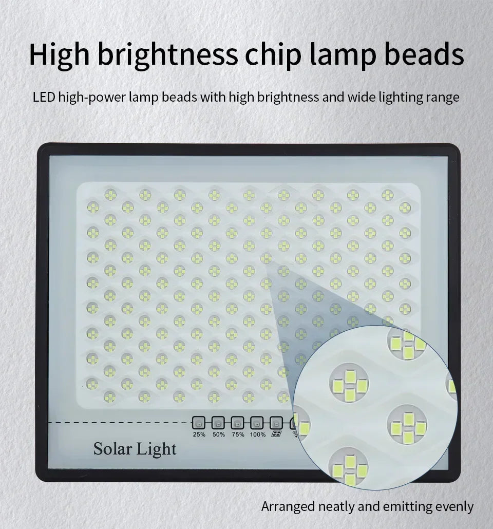 500W Solar Lights Indoor/Outdoor  IP67 Waterproof