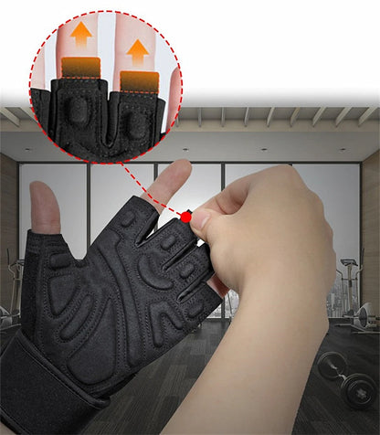 Half Finger Training Workout Fitness Gloves For Man & Women