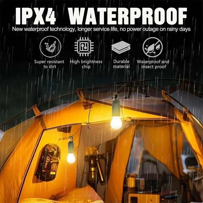 New Solar Bulbs Portable Light with Three Levels of Brightness Adjustment