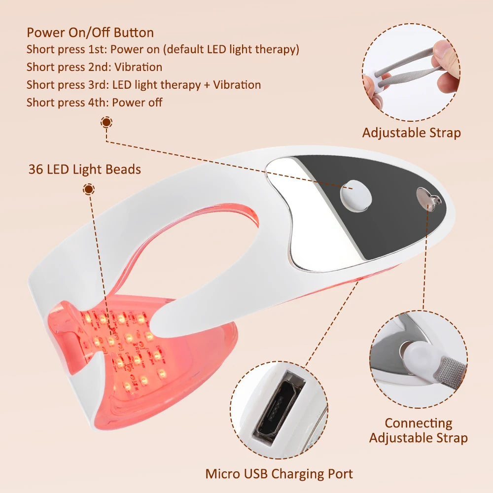 Eye Care - Rejuvenating Eye Massager with LED & Heat Therapy