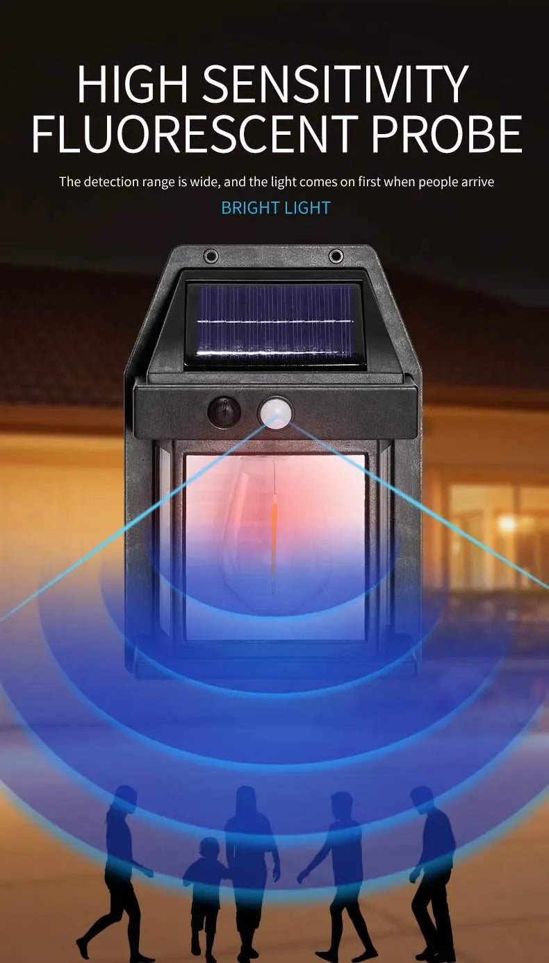 Led Powerful Solar Wall Light Outdoor Waterproof motion Sensor