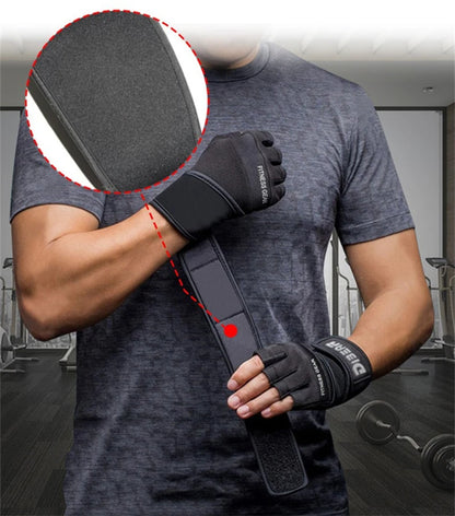 Half Finger Training Workout Fitness Gloves For Man & Women