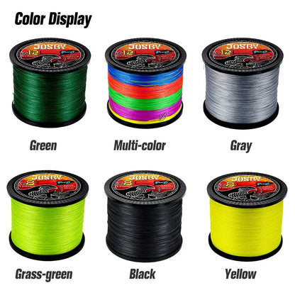 Fishing Lines 12 Strands Braided PE 300m - 1000m Japan Multifilament  Carp Fly Fishing Wire Strong 12X Weave Pesca