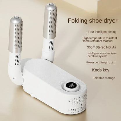 Smart Timer Shoe Dryer: Telescopic, Quick-Drying, Deodorizing & Sterilizing.