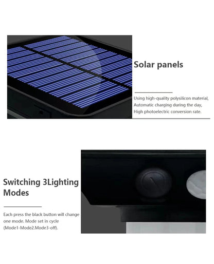 New Solar Lamp Waterproof Motion Sensor