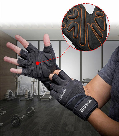 Half Finger Training Workout Fitness Gloves For Man & Women