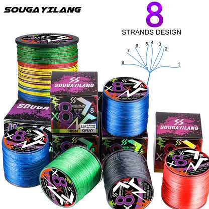 Fishing Line 8 Strands Braided Super Strong