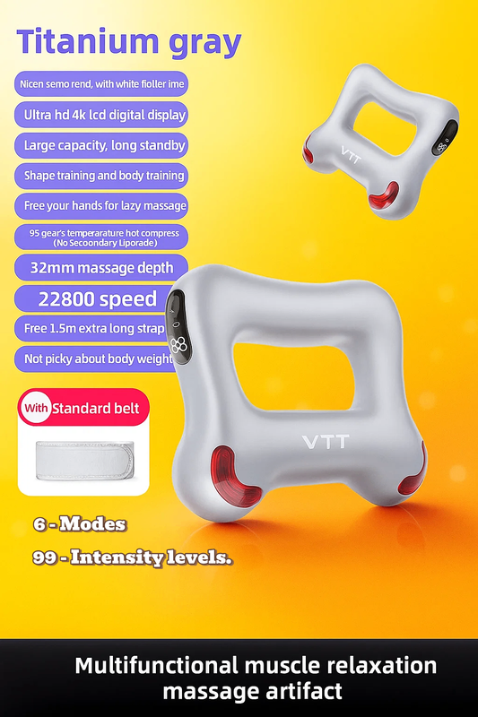 New Electric Fascia Ring Massager with Heat and Fat Reduction